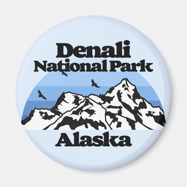 Íman Parque Nacional Denali (Frente)