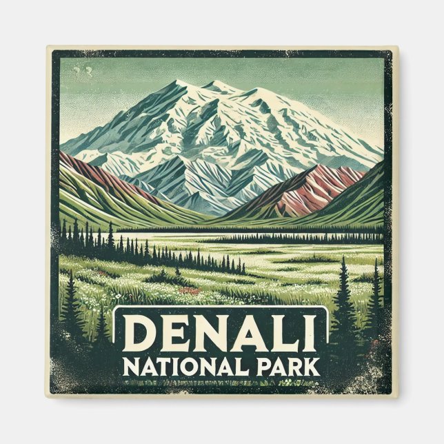 Íman Parque Nacional Denali (Frente)