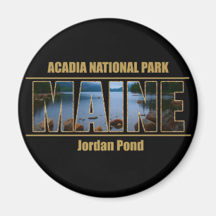Íman Parque nacional do Acadia da pia batismal da