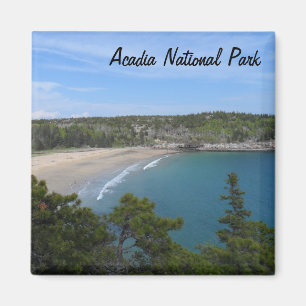 Íman Parque nacional do Acadia da praia da areia