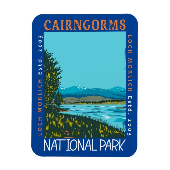 Íman Parque Nacional do Cairngorms, Escócia (Vertical)