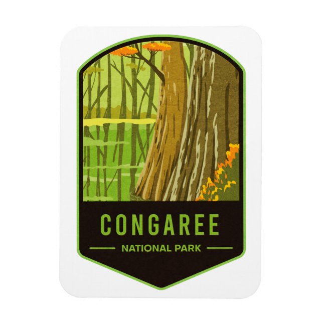 Íman Parque Nacional do Congaree (Vertical)