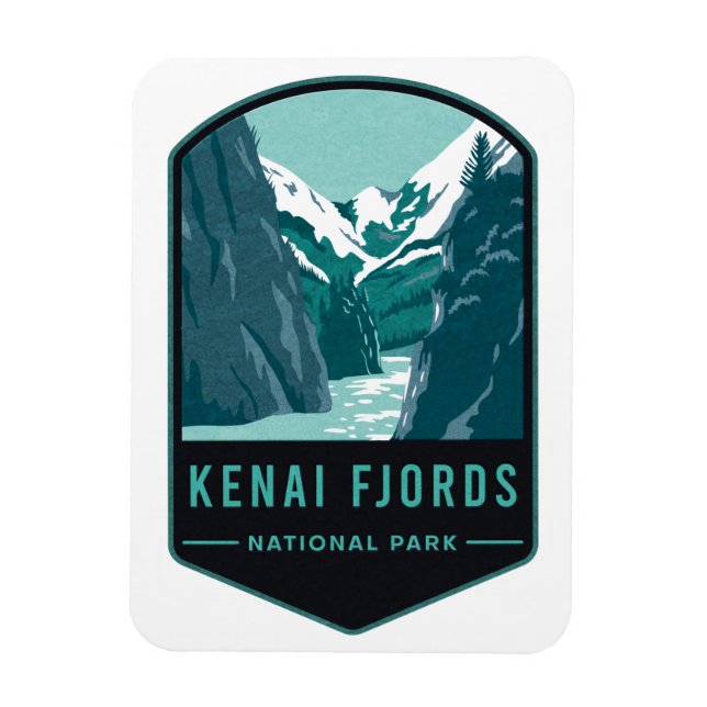 Íman Parque Nacional do Kenai Fjords (Vertical)