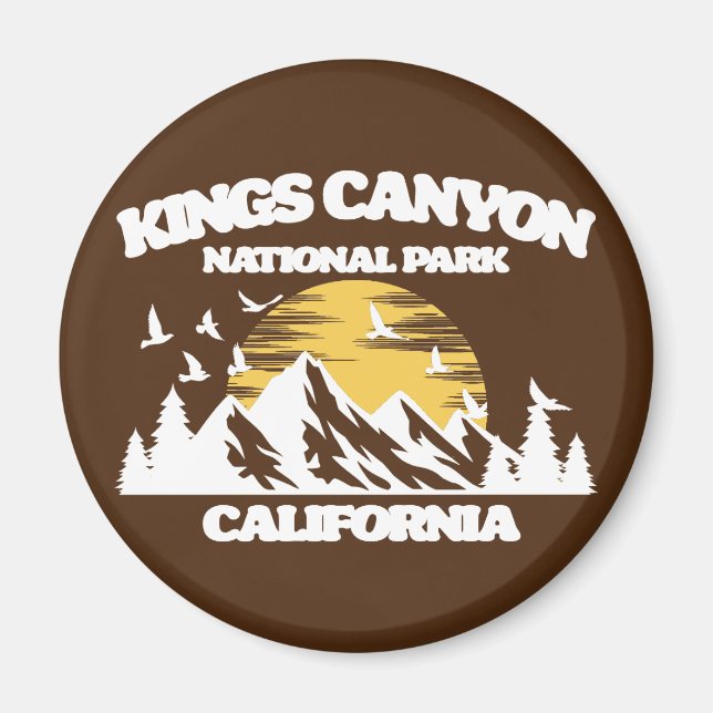 Íman Parque Nacional do Kings Canyon (Frente)