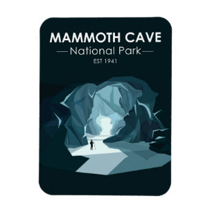 Íman Parque Nacional do Mammoth Cave Kentucky Vintage