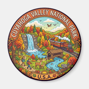 Íman Parque Nacional do Vale de Cuyahoga EUA