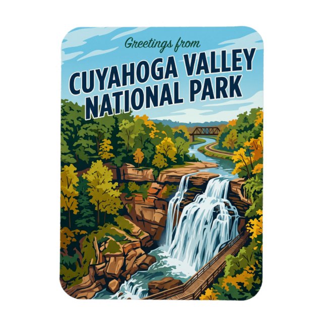Íman Parque Nacional do Vale de Cuyahoga EUA (Vertical)