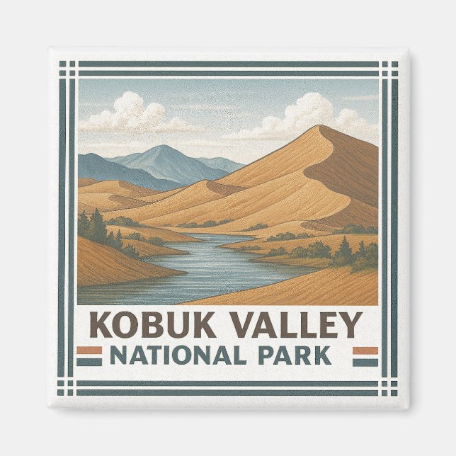Íman Parque Nacional do Vale do Kobuk (Frente)