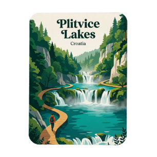 Íman Parque Nacional dos Lagos de Plitvice Croácia