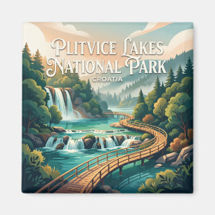 Íman Parque Nacional dos Lagos de Plitvice Croácia