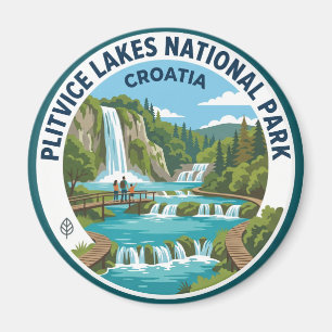 Íman Parque Nacional dos Lagos de Plitvice Croácia