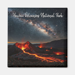 Íman Parque Nacional dos Vulcões do Havaí Via Látea