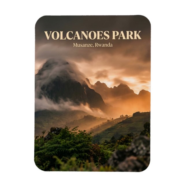 Íman Parque Nacional dos Vulcões, Musanze (Vertical)