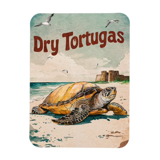 Íman Parque Nacional Dry Tortugas, Flórida (Vertical)