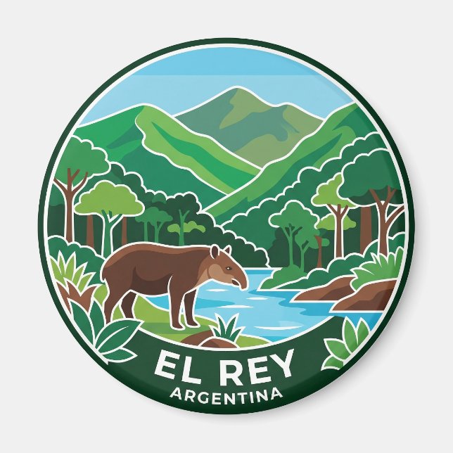 Íman Parque Nacional El Rey Argentina (Frente)
