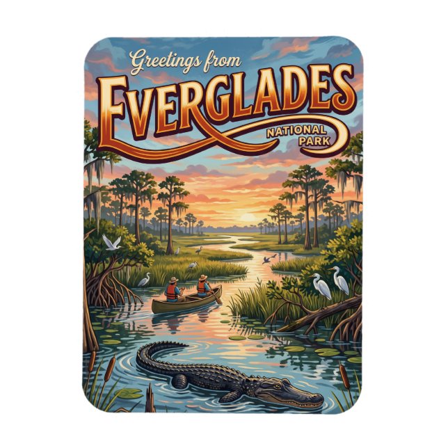 Íman Parque Nacional Everglades Flórida (Vertical)