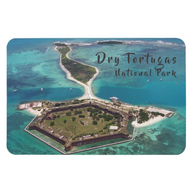 Íman Parque Nacional Fort Jefferson Dry Tortugas (Horizontal)