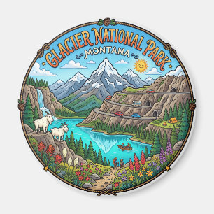 Íman Parque Nacional Glacier Montana