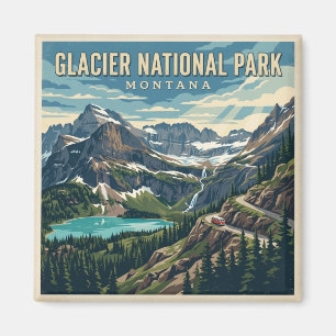 Íman Parque Nacional Glacier Montana