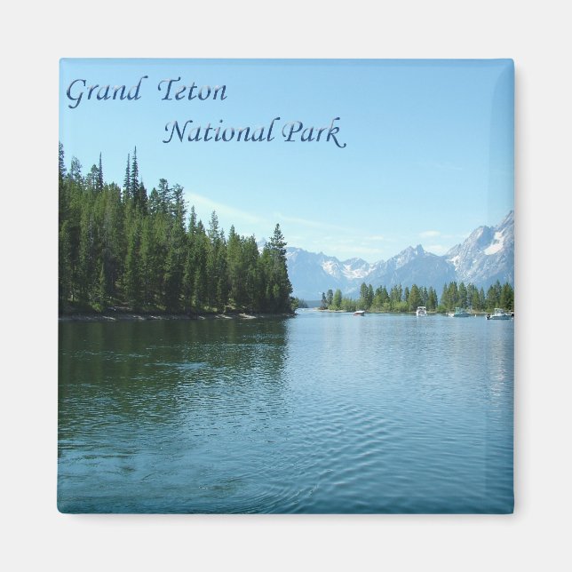 Íman Parque Nacional Grand Teton (Frente)