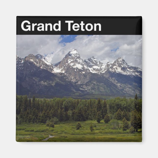 Íman Parque Nacional Grand Teton (Frente)