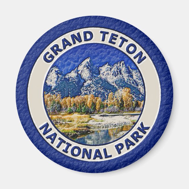 Íman Parque Nacional Grand Teton (Frente)