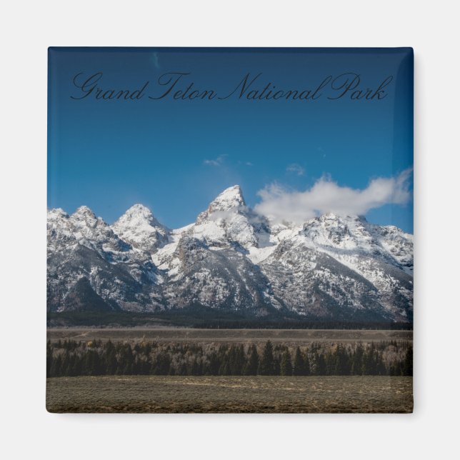 Íman Parque Nacional Grand Teton (Frente)