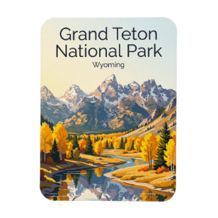 Íman Parque Nacional Grand Teton EUA