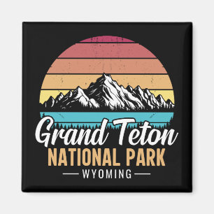 Íman Parque Nacional Grand Teton Wyoming EUA vintage –