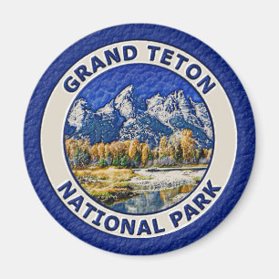 Íman Parque nacional grande de Teton