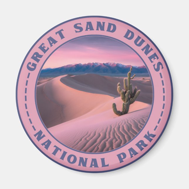 Íman Parque Nacional Great Sand Dunes (Frente)