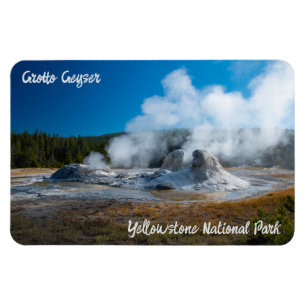 Íman Parque Nacional Grotto Geyser Yellowstone