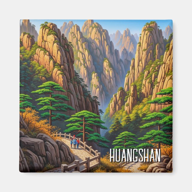 Íman Parque Nacional Huangshan China (Frente)