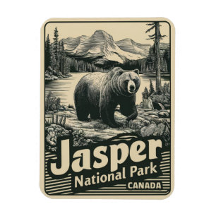 Íman Parque Nacional Jasper Alberta Canadá presentes vi