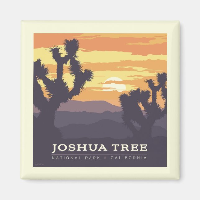 Íman Parque Nacional Joshua Tree | Califórnia (Frente)