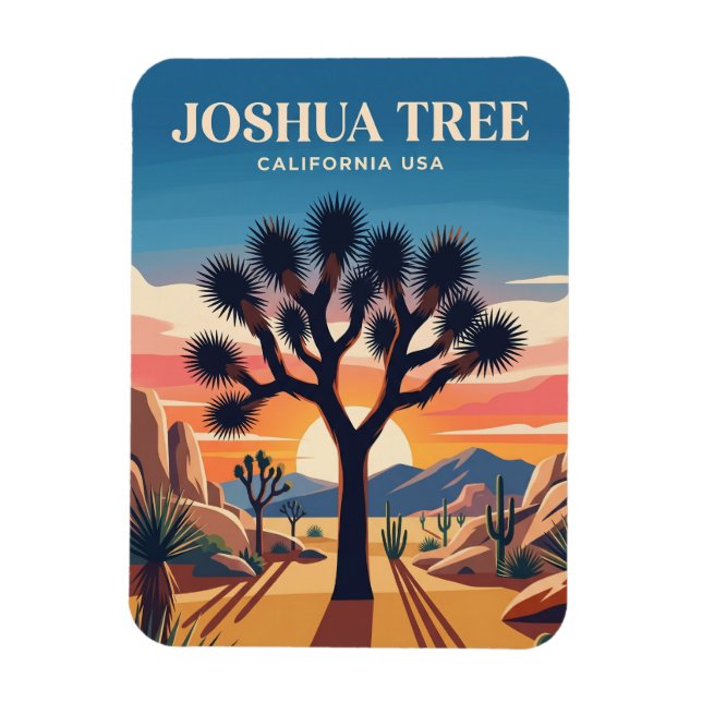 Íman Parque Nacional Joshua Tree EUA (Vertical)