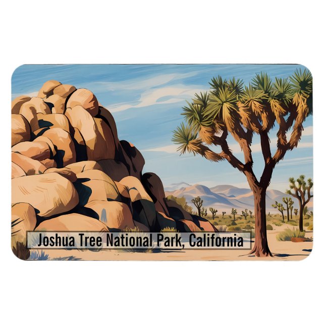 Íman Parque Nacional Joshua Tree - Ímã (Horizontal)