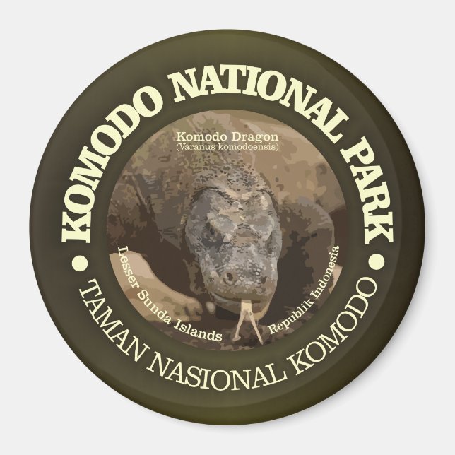 Íman Parque Nacional Komodo (Frente)