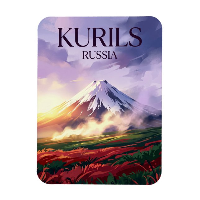 Íman Parque Nacional Kurils Rússia (Vertical)