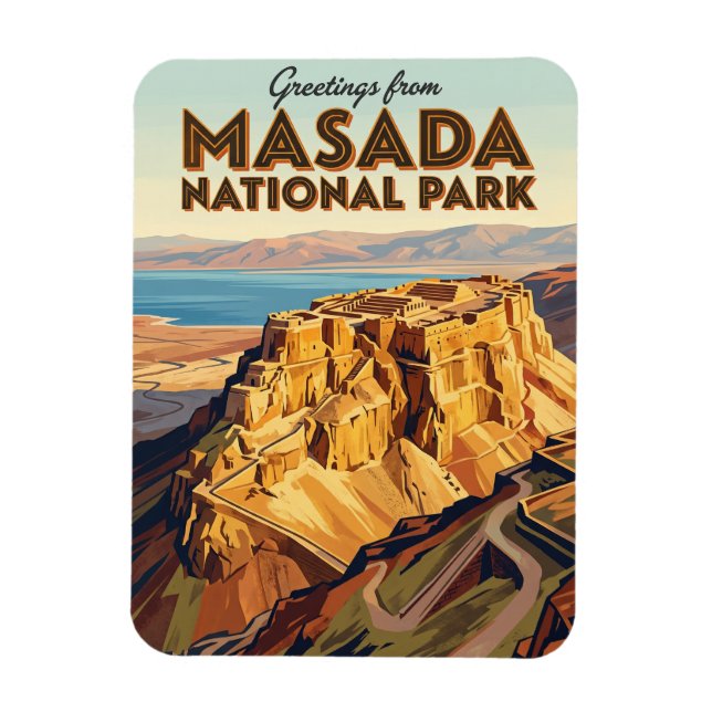 Íman Parque Nacional Masada Israel (Vertical)