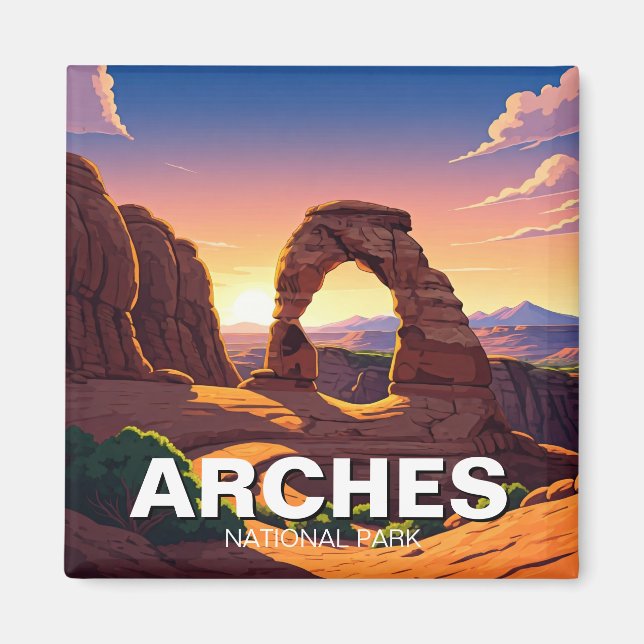 Íman Parque Nacional Moab Utah Arches (Frente)