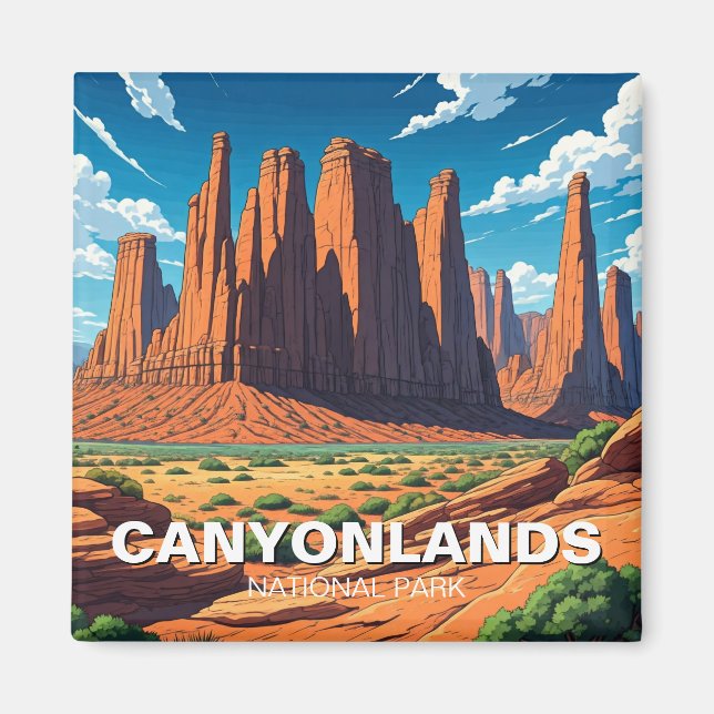 Íman Parque Nacional Moab Utah Canyonlands (Frente)