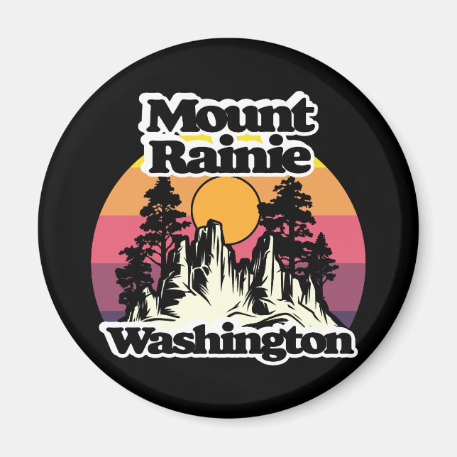 Íman Parque Nacional Monte Rainier (Frente)