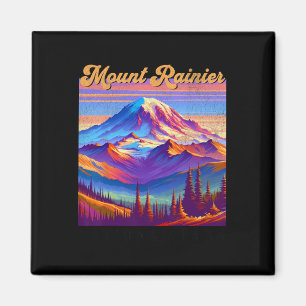 Íman Parque Nacional Mt. Rainier Arte de Montanha Lembr