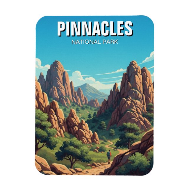 Íman Parque Nacional Pinnacles Califórnia Viagens (Vertical)