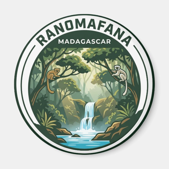 Íman Parque Nacional Ranomafana Madagascar (Frente)