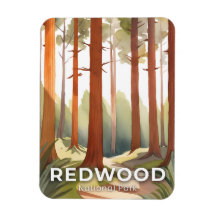 Parque Nacional Redwood | Arte de Viagem em Aquare