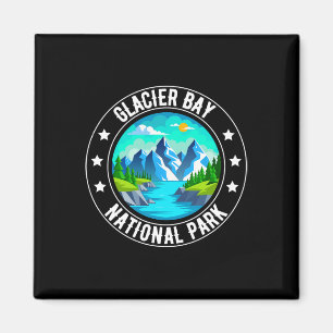 Íman Parque Nacional Retro Glacier Bay Camping Hiking A