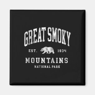Íman Parque Nacional Retro Great Smoky Mountains Mascul