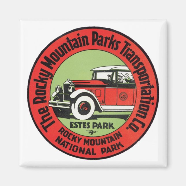 Íman Parque Nacional Rocky Mountain (Frente)